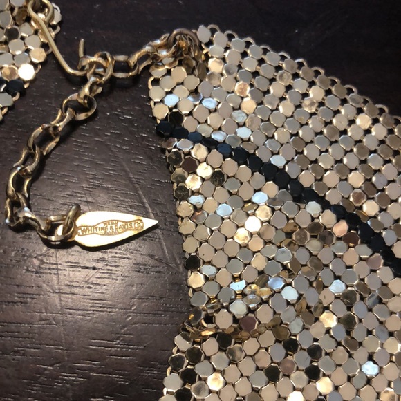 VTG Whitening and Davis bib mesh necklace stunning - Picture 3 of 4